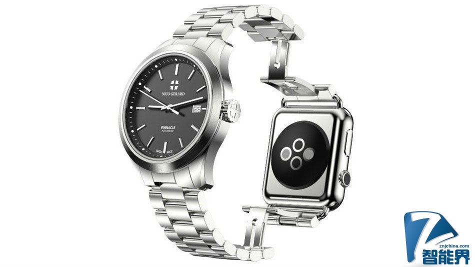 雖然不懂意義在哪，但有人做了款裝有 Apple Watch 的手表...