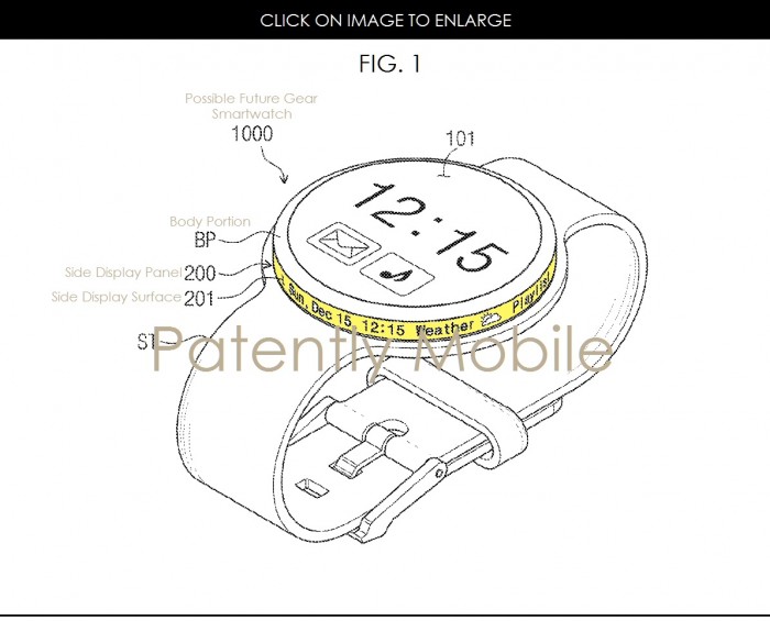 三星披露新專(zhuān)利 智能手表可搭載第二塊環(huán)形屏幕